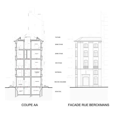 Permis d'urbanisme Bruxelles RUE JOURDAN 108, 1060 Saint-Gilles