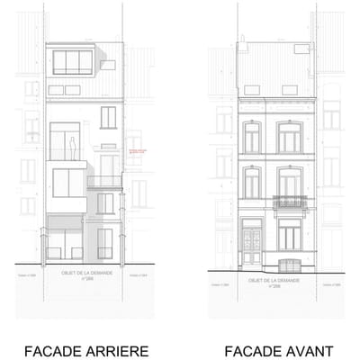 Permis d'urbanisme Bruxelles RUE DE MERODE 266, 1190 Forest
