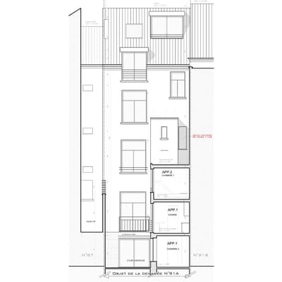 Régularisation urbanistique CHAUSSEE DE FOREST 91A, 1060 Saint-Gilles