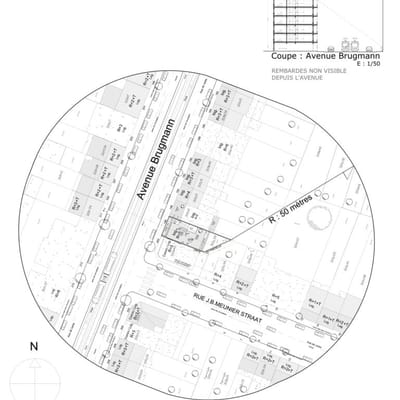 Permis d'urbanisme Bruxelles Avenue Brugmann 198 , 1050 Ixelles