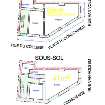 Architecte Bruxelles Rue du Collège 132 , 1050 Bruxelles