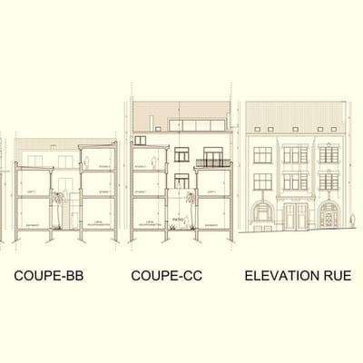 Permis d'urbanisme Bruxelles Rue Vanderstichelen 106-108, 1080 Molenbeek-Saint-Jean