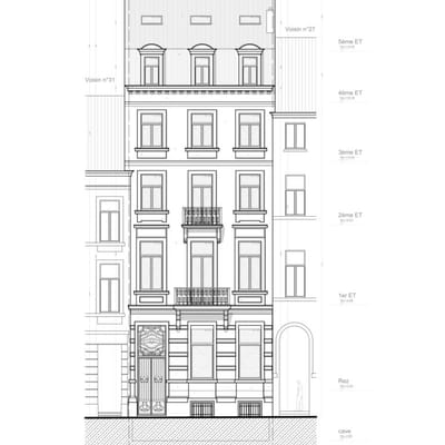 Permis d'urbanisme Bruxelles Rue de Suisse 29, 1050 Ixelles
