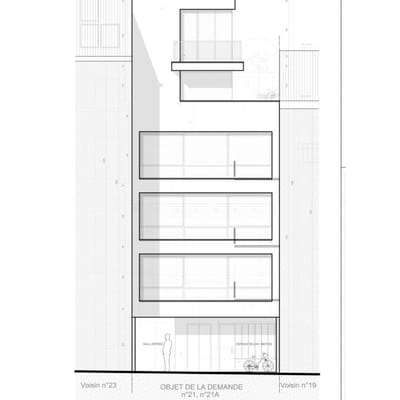 Régularisation urbanistique RUE DE LA TOURELLE 21, 1040 Etterbeek