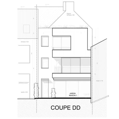 Architecte Bruxelles RUE DE LA TOURELLE 21, 1040 Etterbeek