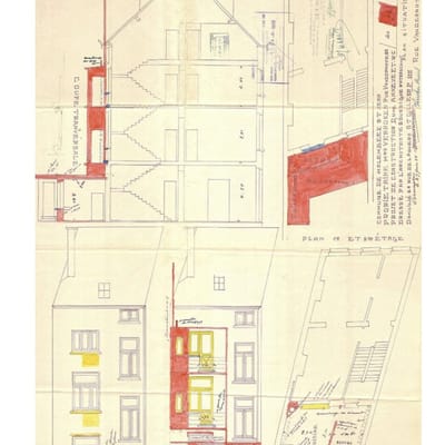 Architecte Bruxelles RUE VANDERNOOT 22, 1080 Molenbeek-Saint-Jean