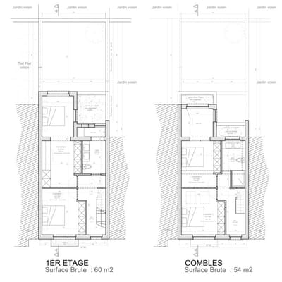Architecte Bruxelles RUE THOMAES 60, 1090 Jette