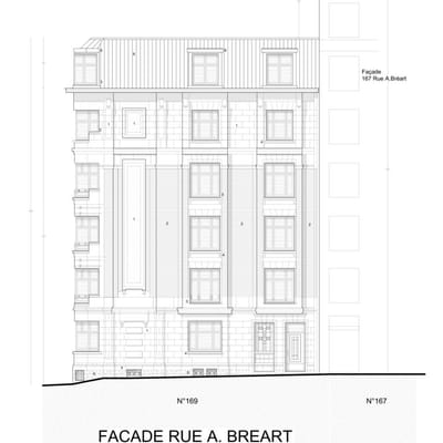 Architecte Bruxelles Rue Antoine Bréart 169, 1060 Saint Gilles