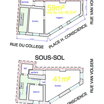 Permis d'urbanisme Bruxelles Rue du Collège 132 , 1050 Bruxelles