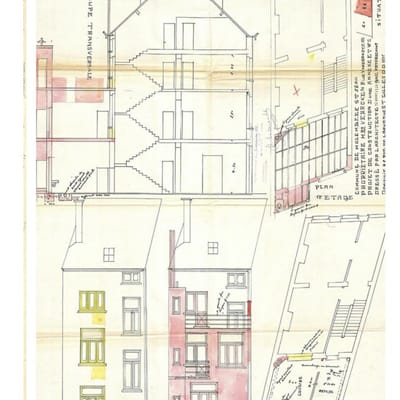 Régularisation urbanistique RUE VANDERNOOT 22, 1080 Molenbeek-Saint-Jean