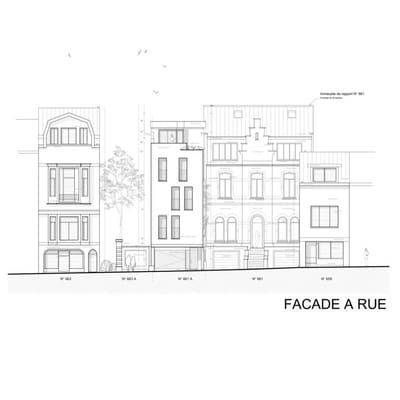 Régularisation urbanistique Chaussée d’Alsemberg 661A , 1180 Uccle