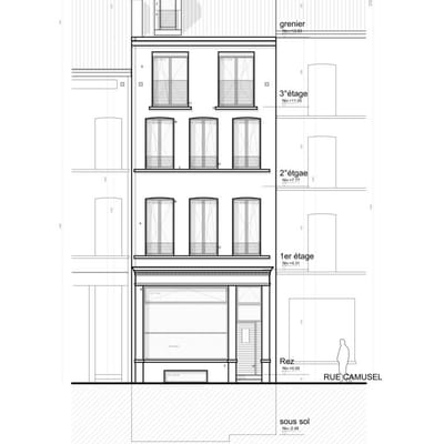 Permis d'urbanisme Bruxelles RUE CAMUSEL 3 , 1000 Ville de Bruxelles