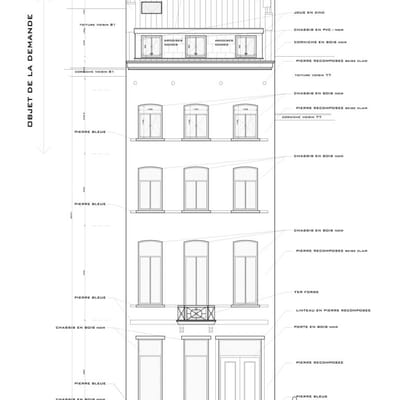 Permis d'urbanisme Bruxelles RUE DE L’HÔTEL DES MONNAIES 79, 1060 Saint-Gilles