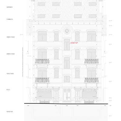 Régularisation urbanistique RUE d’ECOSSE 83-85-87, 1060 Saint Gilles
