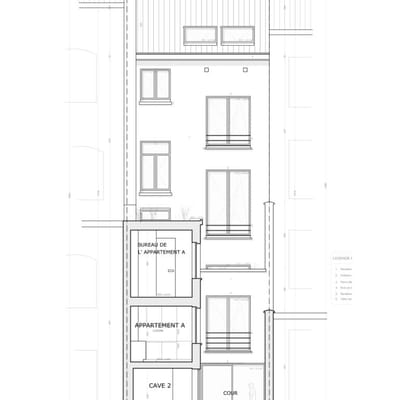 Permis d'urbanisme Bruxelles Rue du Lycée 31, 1060 Saint Gilles