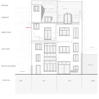 Régularisation urbanistique RUE DE NAPLES 2-4, 1050 Ixelles