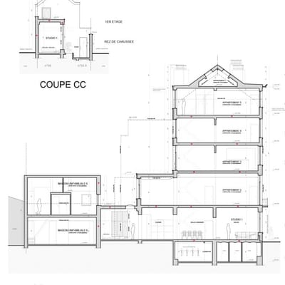 Régularisation urbanistique RUE DU PAGE 64 – 64A, 1050 Ixelles