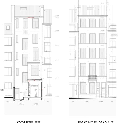 Permis d'urbanisme Bruxelles RUE DU PAGE 64 – 64A, 1050 Ixelles