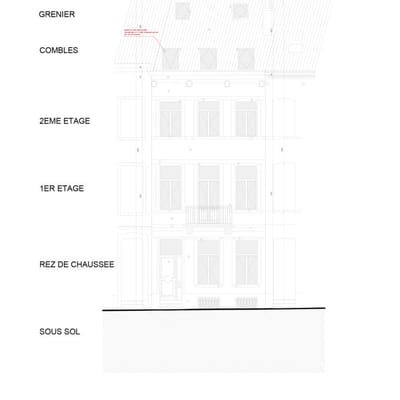 Architecte Bruxelles RUE VANDERNOOT 22, 1080 Molenbeek-Saint-Jean