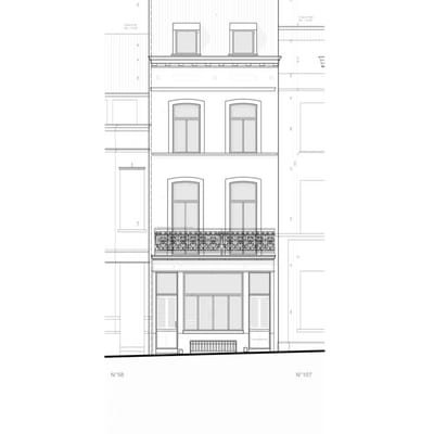 Architecte Bruxelles RUE DU DANEMARK 60, 1060 Saint-Gilles