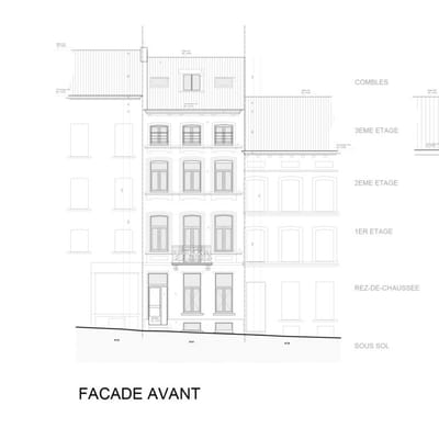 Permis d'urbanisme Bruxelles RUE DE PRAGUE 41, 1060 Saint Gilles