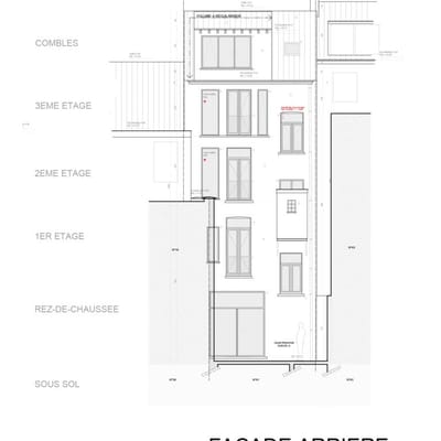 Architecte Bruxelles RUE DE PRAGUE 41, 1060 Saint Gilles