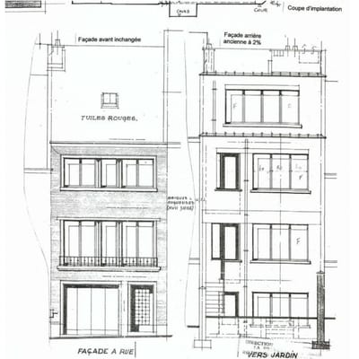 Permis d'urbanisme Bruxelles RUE FRANCOIS GAY 50, 1150 Woluwe-Saint-Pierre