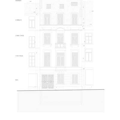 Permis d'urbanisme Bruxelles RUE DU TRÔNE 91, 1050 Ixelles