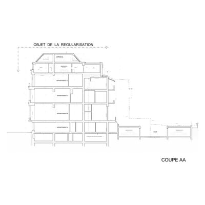 Régularisation urbanistique AVENUE DE LA CHEVALERIE 1, 1040 Etterbeek