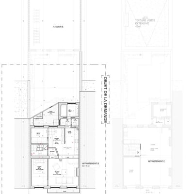 Permis d'urbanisme Bruxelles RUE BECKERS 10-12, 1040 Etterbeek