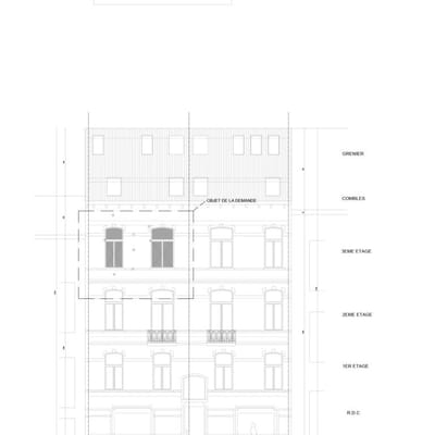 Régularisation urbanistique RUE DE BOSNIE 6-8, 1060 Saint Gilles