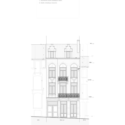 Régularisation urbanistique RUE BECKERS 10-12, 1040 Etterbeek