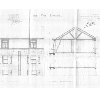 Permis d'urbanisme Bruxelles RUE ERASME 63-65-67, 1070 ANDERLECHT