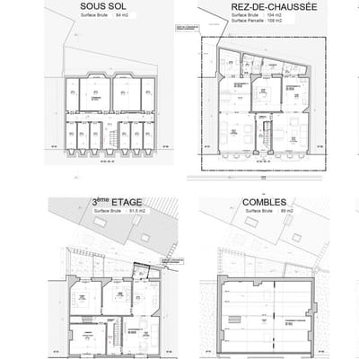 Régularisation urbanistique RUE ERASME 63-65-67, 1070 ANDERLECHT