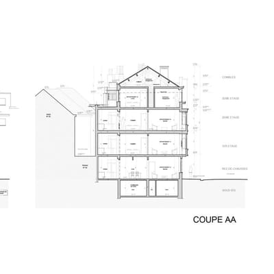 Architecte Bruxelles RUE ERASME 63-65-67, 1070 ANDERLECHT