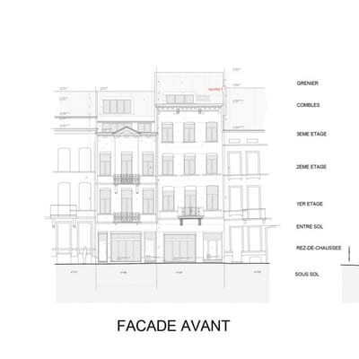 Permis d'urbanisme Bruxelles AVENUE CLEMENCEAU 107-109, 1070 ANDERLECHT
