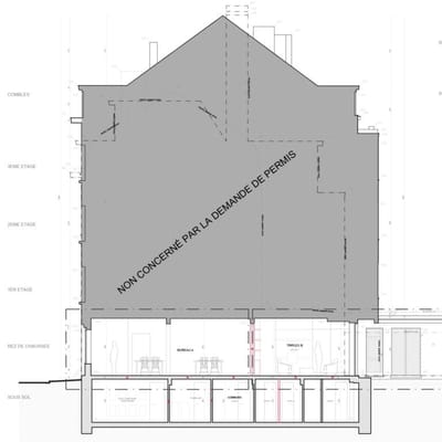 Régularisation urbanistique CHAUSSEE DE LOUVAIN 521, 1030 BRUXELLES