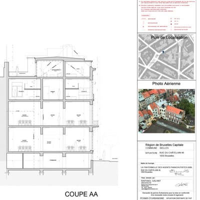 Régularisation urbanistique RUE DU CHATELAIN 46, 1050 BRUXELLES