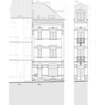 Architecte Bruxelles RUE DE CHAMBERY 81, 1040 BRUXELLES