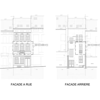 Permis d'urbanisme Bruxelles RUE DE LA CROIX DE PIERRE 46, 1060 BRUXELLES