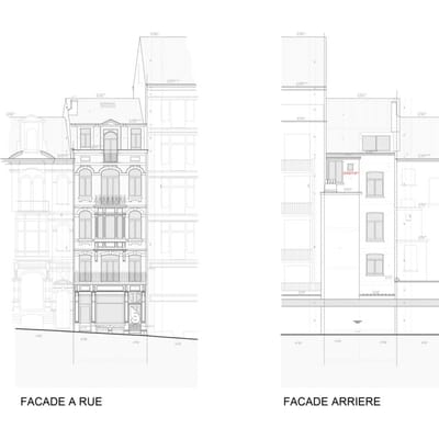Permis d'urbanisme Bruxelles RUE LEBEAU 63-65, 1000 BRUXELLES