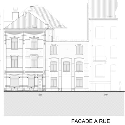 Régularisation urbanistique RUE DE CHAMBERY 81, 1040 BRUXELLES