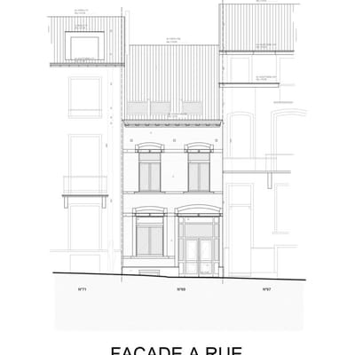 Régularisation urbanistique RUE DES CULTIVATEURS 69, 1040 BRUXELLES