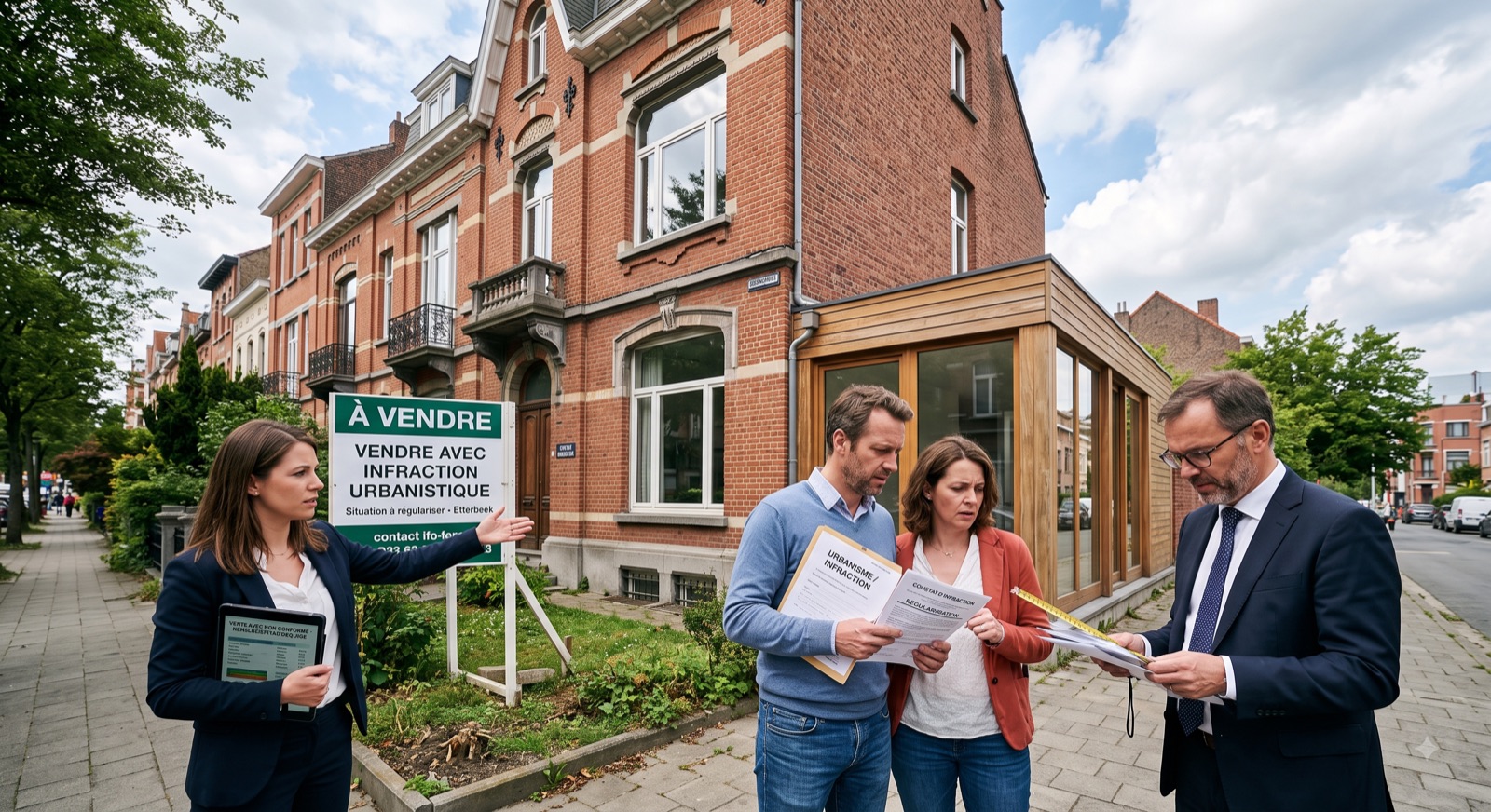 Vendre un bien avec une infraction urbanistique à Bruxelles